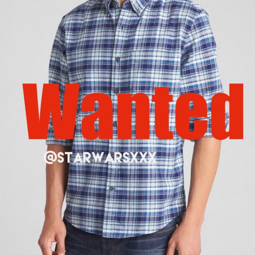 GAP Untucked Oxford Button Stretch Shirt